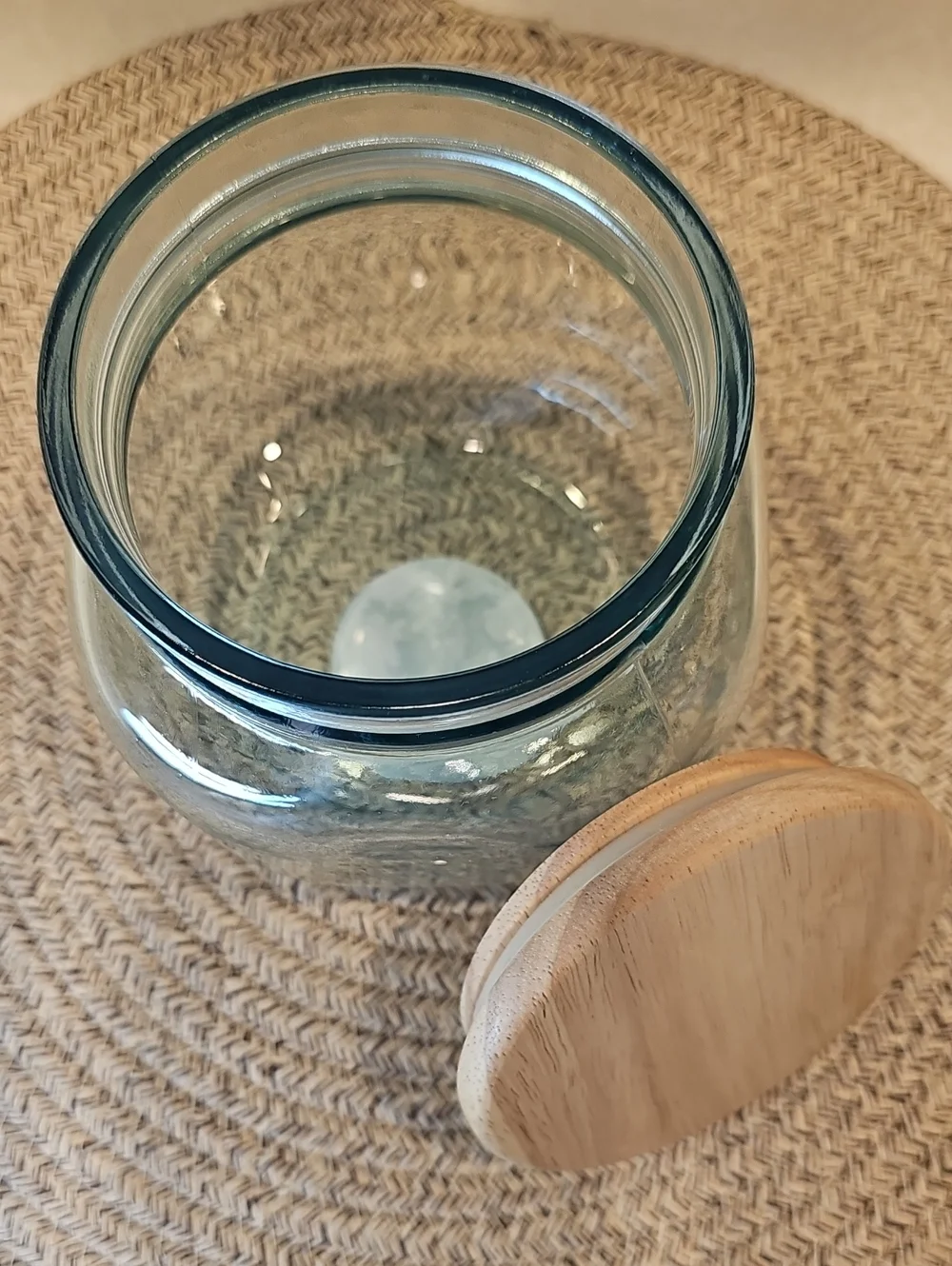 Hearth & Hand Recycled Glass 3 Pc. Canister Set
